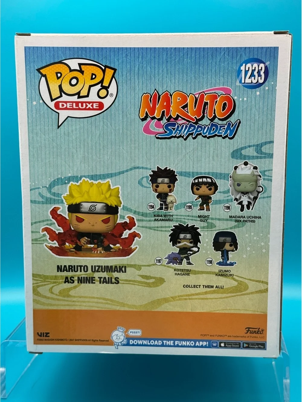 Paul St. Peter signed Naruto Uzumaki Nine Tails deluxe Funko pop with MAS COA